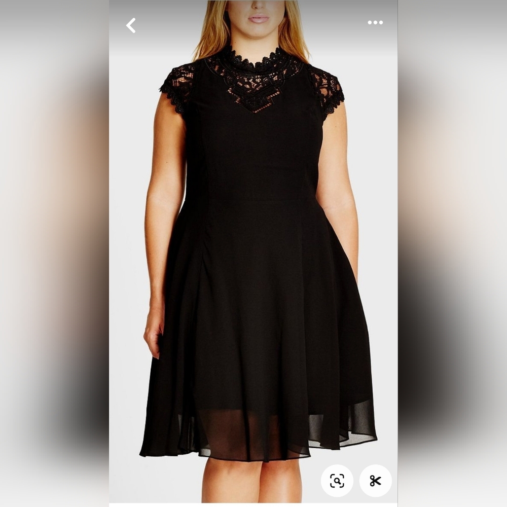 City Chic cute black dress